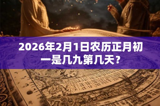 2026年2月1日农历正月初一是几九第几天？