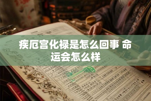 疾厄宫化禄是怎么回事 命运会怎么样
