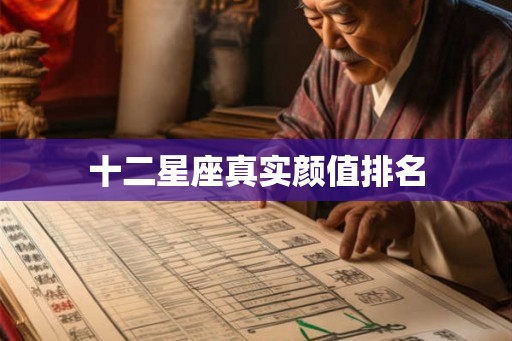十二星座真实颜值排名 十二星座真实颜值排名
