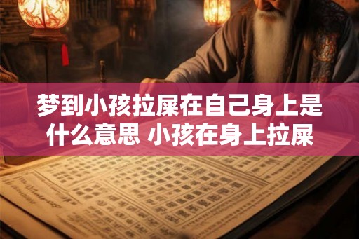 梦到小孩拉屎在自己身上是什么意思 小孩在身上拉屎是什么含义