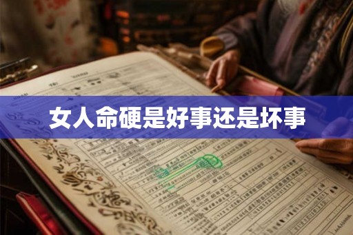 女人命硬是好事还是坏事