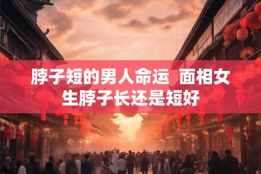 脖子短的男人命运  面相女生脖子长还是短好