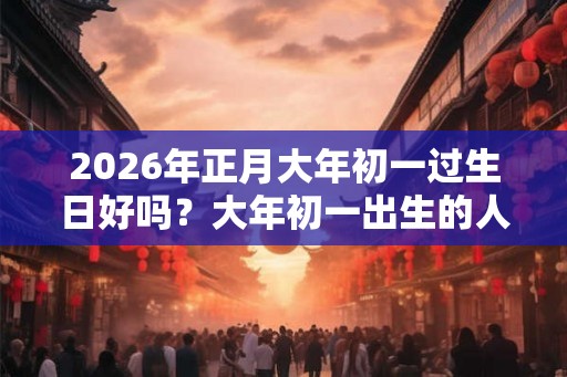 2026年正月大年初一过生日好吗？大年初一出生的人命好不好？