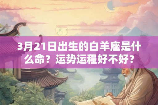 3月21日出生的白羊座是什么命？运势运程好不好？