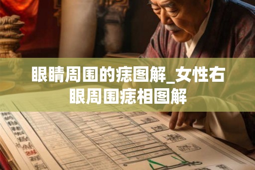 眼睛周围的痣图解_女性右眼周围痣相图解
