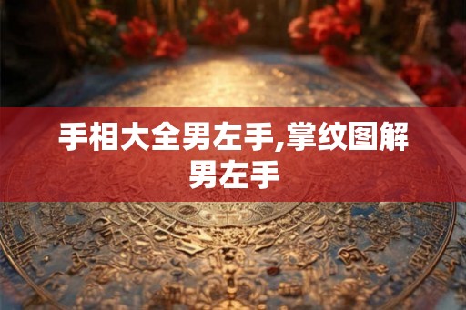 手相大全男左手,掌纹图解男左手