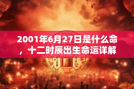 2001年6月27日是什么命,十二时辰出生命运详解 2001年6月27日是什么命,十二时辰出生命运详解