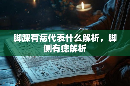 脚踝有痣代表什么解析，脚侧有痣解析