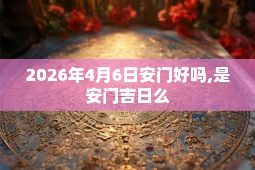 2026年4月6日安门好吗,是安门吉日么 2026年4月6日安门好吗,是安门吉日么