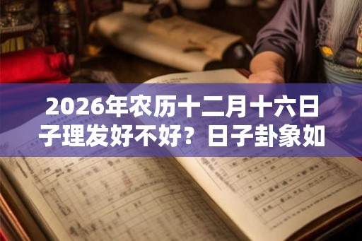 2026年农历十二月十六日子理发好不好？日子卦象如何？