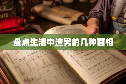 盘点生活中渣男的几种面相