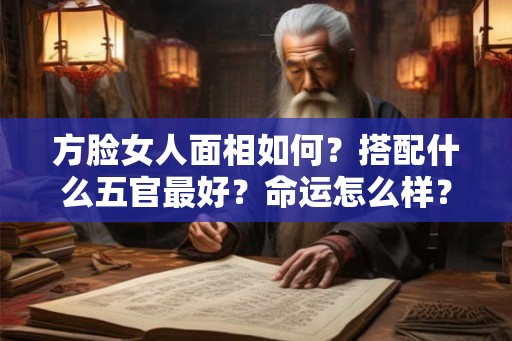 方脸女人面相如何？搭配什么五官最好？命运怎么样？