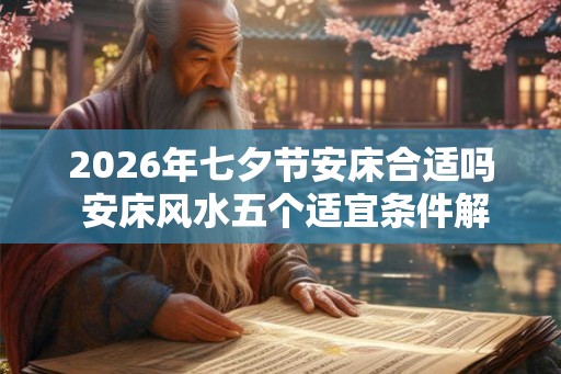 2026年七夕节安床合适吗 安床风水五个适宜条件解析 2026年七夕节安床合适吗 安床风水五个适宜条件解析