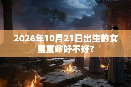 2026年10月21日出生的女宝宝命好不好？