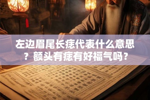 左边眉尾长痣代表什么意思?额头有痣有好福气吗? 左边眉尾长痣代表什么意思?额头有痣有好福气吗?