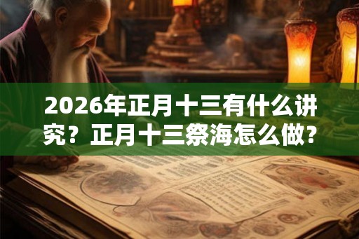 2026年正月十三有什么讲究?正月十三祭海怎么做? 2026年正月十三有什么讲究?正月十三祭海怎么做?