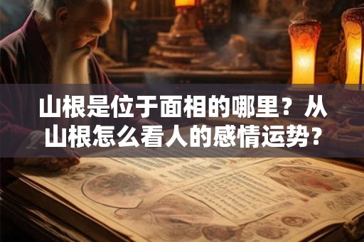 山根是位于面相的哪里？从山根怎么看人的感情运势？