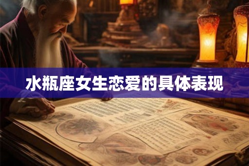 水瓶座女生恋爱的具体表现