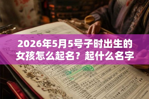 2026年5月5号子时出生的女孩怎么起名？起什么名字合适？