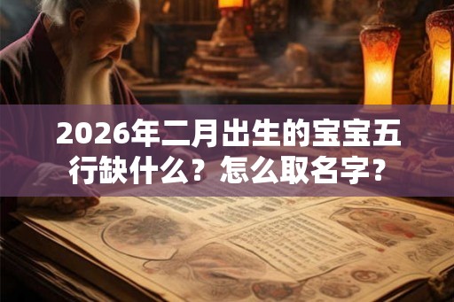 2026年二月出生的宝宝五行缺什么？怎么取名字？