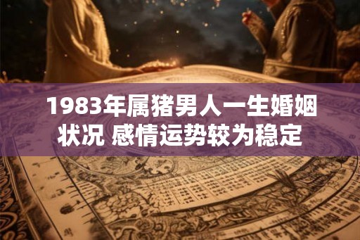 1983年属猪男人一生婚姻状况 感情运势较为稳定 1983年属猪男人一生婚姻状况 感情运势较为稳定