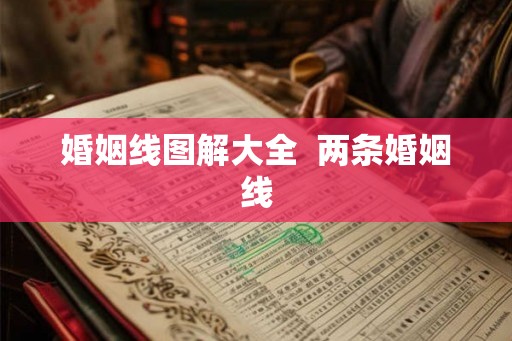 婚姻线图解大全  两条婚姻线