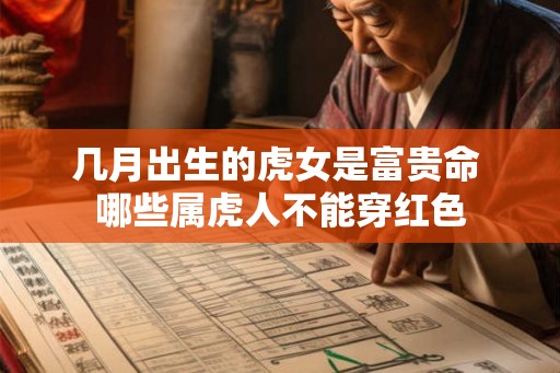 几月出生的虎女是富贵命 哪些属虎人不能穿红色