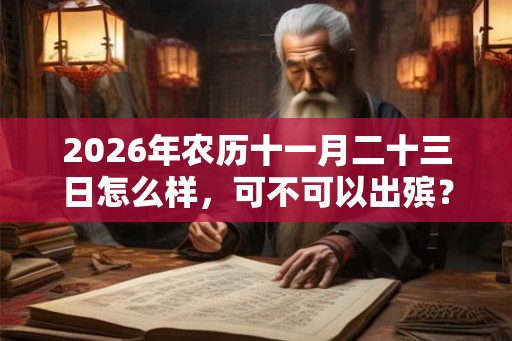 2026年农历十一月二十三日怎么样,可不可以出殡? 2026年农历十一月二十三日怎么样,可不可以出殡?
