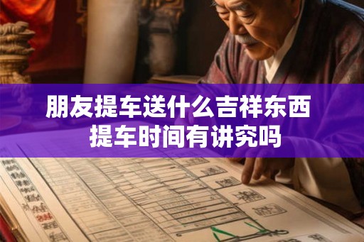 朋友提车送什么吉祥东西  提车时间有讲究吗