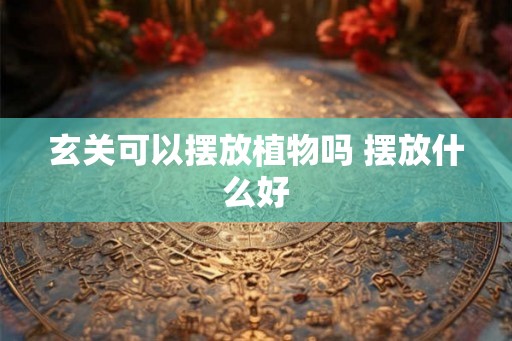 玄关可以摆放植物吗 摆放什么好 玄关可以摆放植物吗 摆放什么好