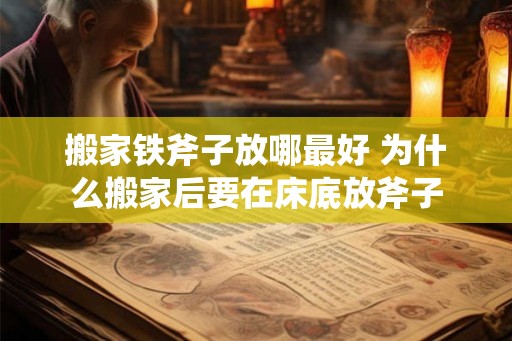 搬家铁斧子放哪最好 为什么搬家后要在床底放斧子