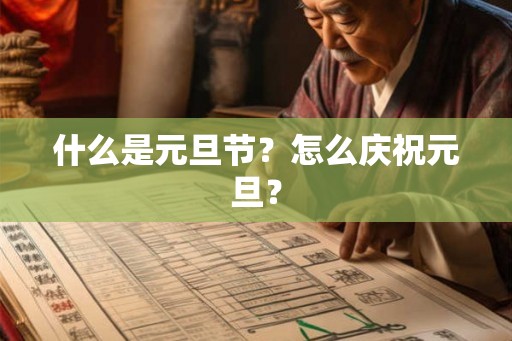 什么是元旦节？怎么庆祝元旦？