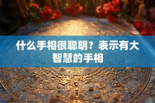什么手相很聪明？表示有大智慧的手相