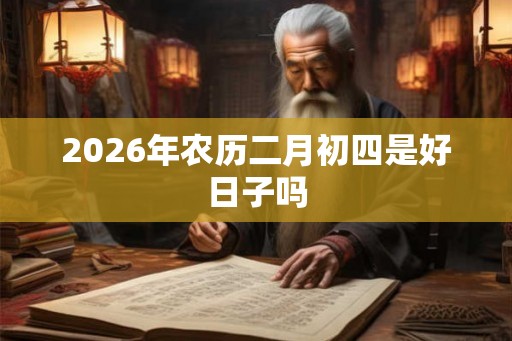 2026年农历二月初四是好日子吗 2026年农历二月初四是好日子吗