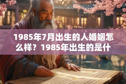 1985年7月出生的人婚姻怎么样？1985年出生的是什么命？
