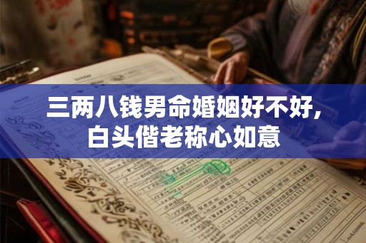 三两八钱男命婚姻好不好,白头偕老称心如意