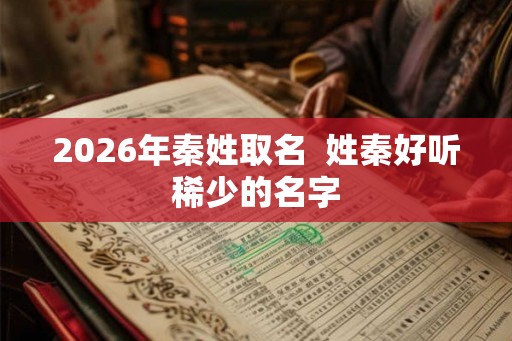 2026年秦姓取名  姓秦好听稀少的名字
