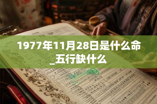 1977年11月28日是什么命_五行缺什么