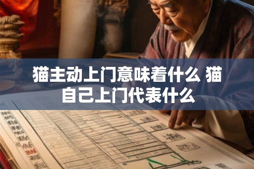 猫主动上门意味着什么 猫自己上门代表什么 猫主动上门意味着什么 猫自己上门代表什么