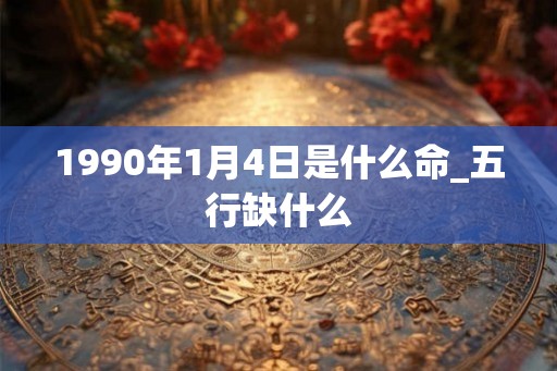 1990年1月4日是什么命_五行缺什么