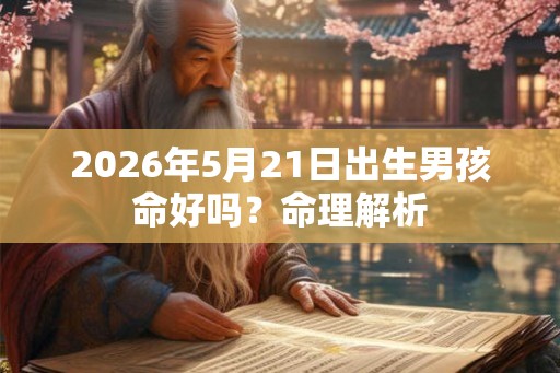 2026年5月21日出生男孩命好吗？命理解析