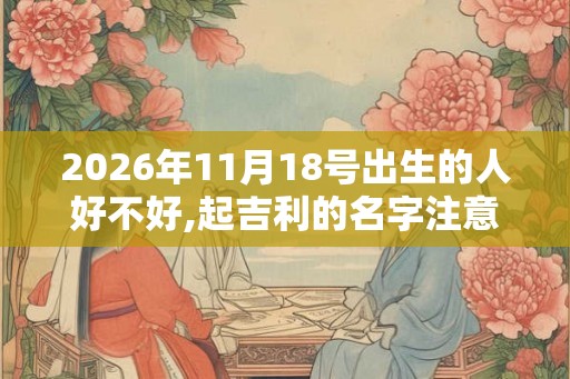 2026年11月18号出生的人好不好,起吉利的名字注意事项