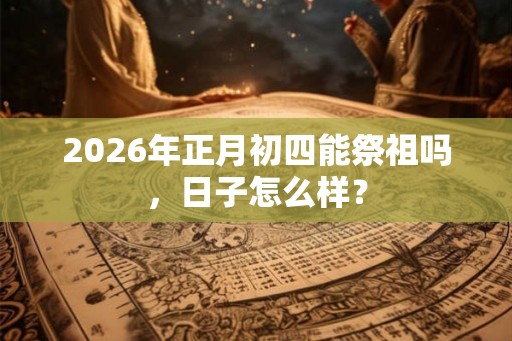 2026年正月初四能祭祖吗，日子怎么样？
