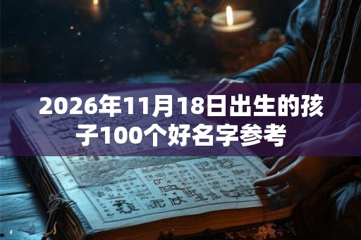 2026年11月18日出生的孩子100个好名字参考