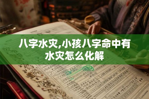 八字水灾,小孩八字命中有水灾怎么化解