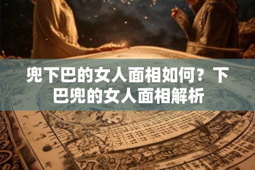 兜下巴的女人面相如何？下巴兜的女人面相解析