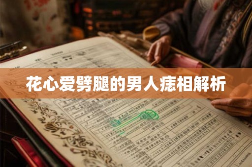 花心爱劈腿的男人痣相解析
