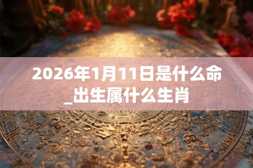 2026年1月11日是什么命_出生属什么生肖 2026年1月11日是什么命_出生属什么生肖