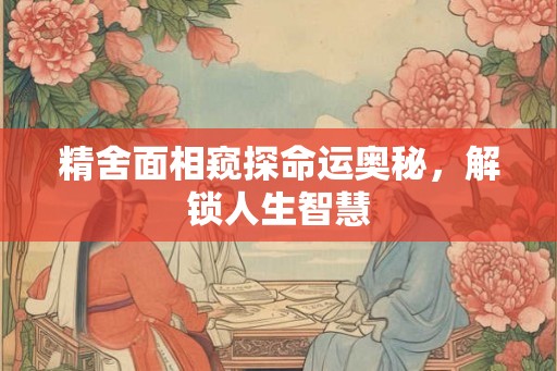 精舍面相窥探命运奥秘，解锁人生智慧