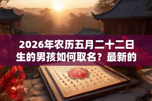 2026年农历五月二十二日生的男孩如何取名?最新的高分男生名字 2026年农历五月二十二日生的男孩如何取名?最新的高分男生名字